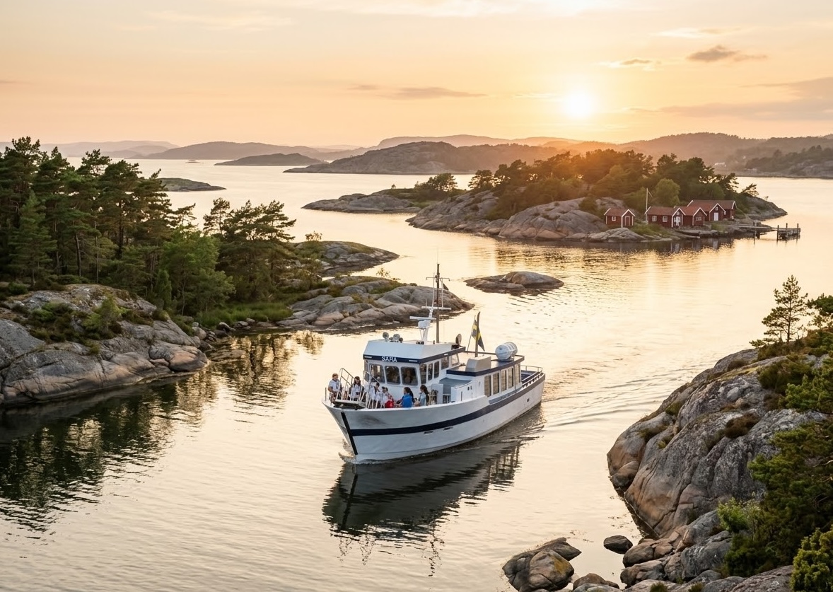 Boat tour with M/S Sara from Strömstad, the Koster Islands, South Koster, North Koster, Ursholmen or other customised boat tours in the Bohuslän archipelago
