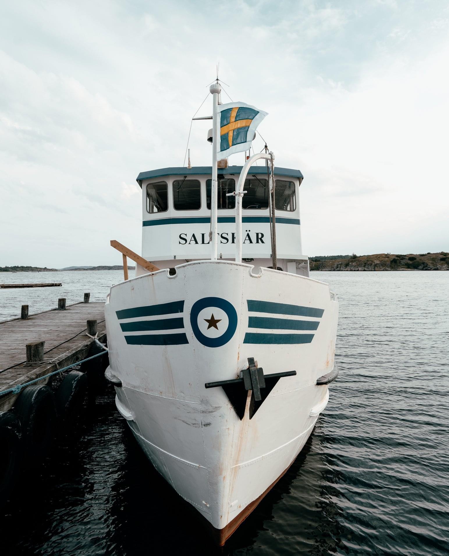 Historisk skärgårdsbåt M/S Saltskär från 1913