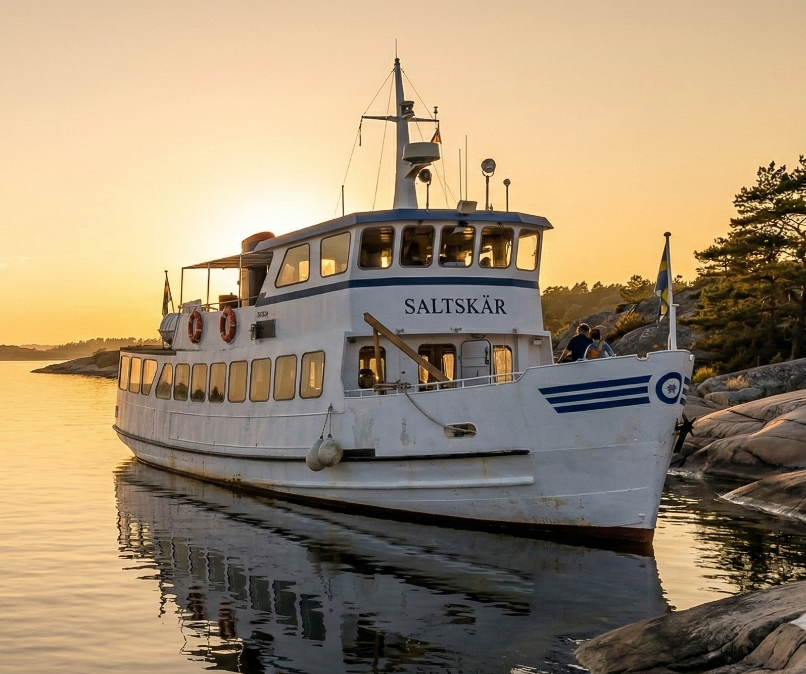 M/S Saltskär vid Grebbestad och Fjällbacka skärgård